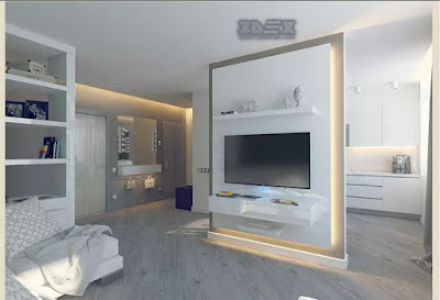 Plasterboard room divider wall Plasterboard room divider wall