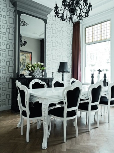 Svart och vit inredning. cheap pastell inredning kok grott kok ...