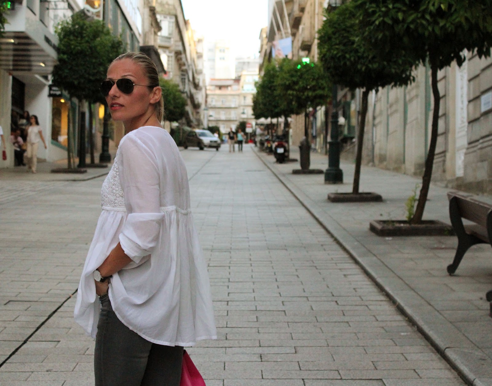 Eniwhere Fashion - Zara Denim & shirt from Vigo