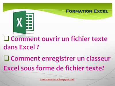 Ouvrir un fichier texte dans excel