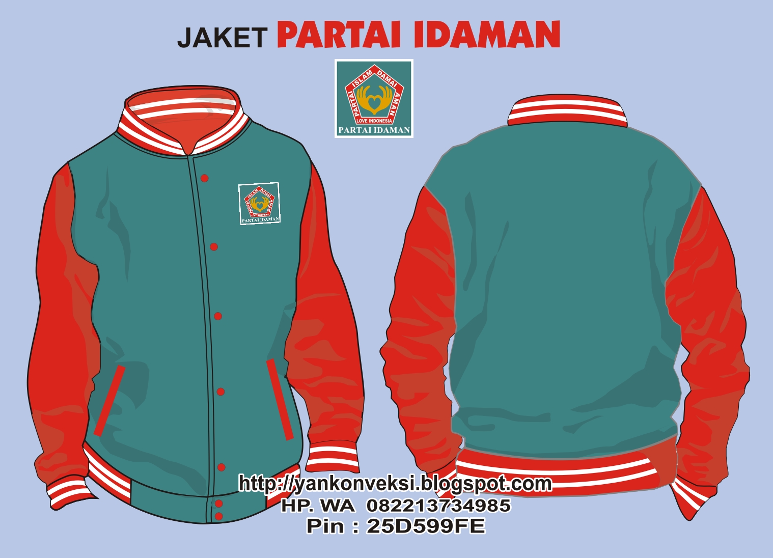 JAKET PARTAI IDAMAN