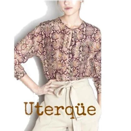 Queen Letizia - Style - UTERQUE Silk Blouse 