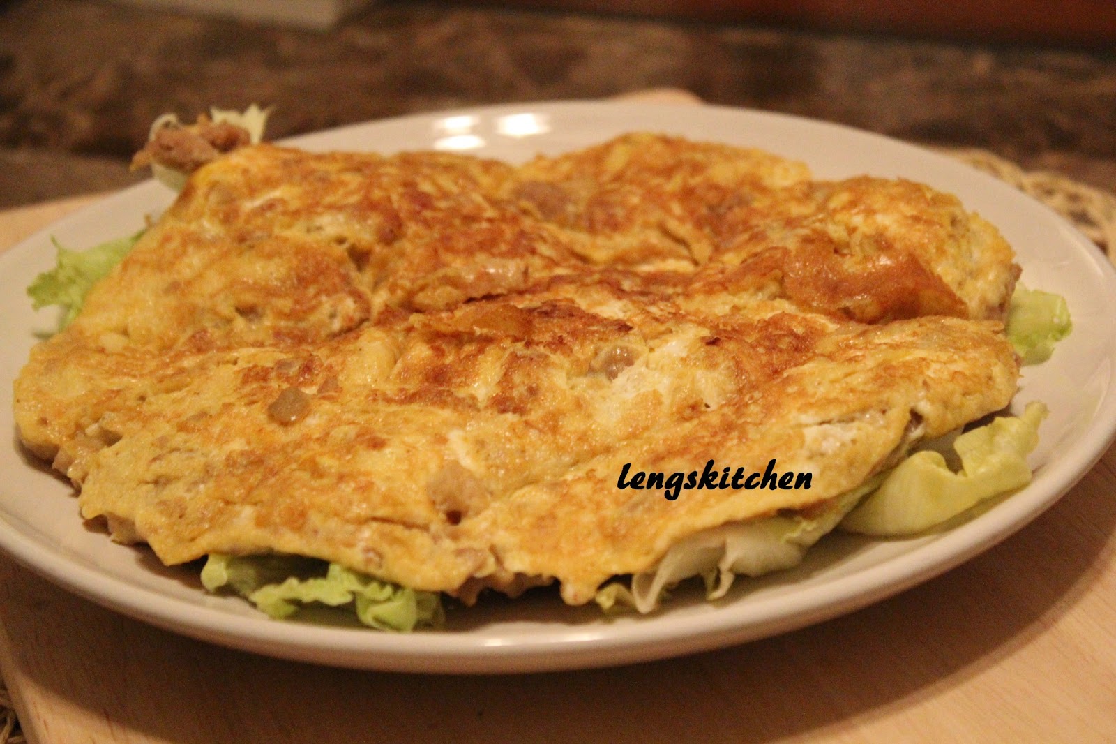 Kitchen Chaos: Green Beans Omelet 四季豆炒蛋