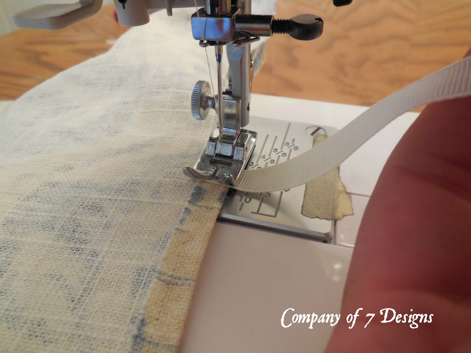 Company of 7 Designs Easy NO ZIPPER Slipcover Pillows Tutorial