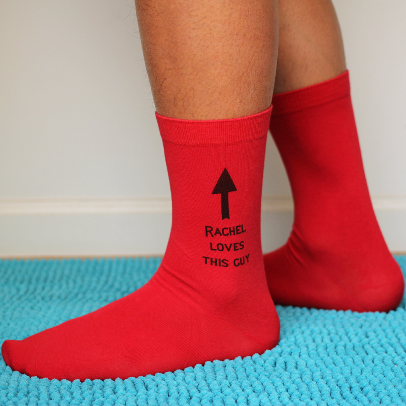 The Happy Sole Valentine's Day Gift Giving Custom Printed Socks
