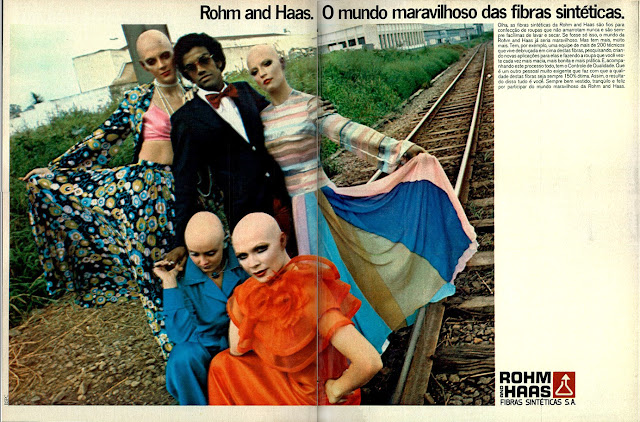 Anúncio Rohm Haas - Fibras Sintéticas - 1973 propaganda Rohm Haas - 1973 com o cantor Jorge Ben. Moda anos 70; propaganda anos 70; história da década de 70; reclames anos 70; brazil in the 70s; Oswaldo Hernandez
