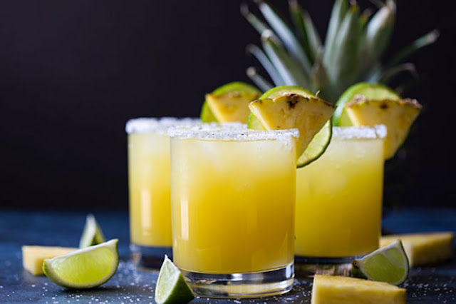 Pineapple Margaritas #summer #freshdrink