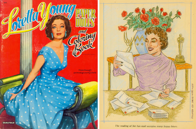 Loretta Young Loretta Young coloring book pages