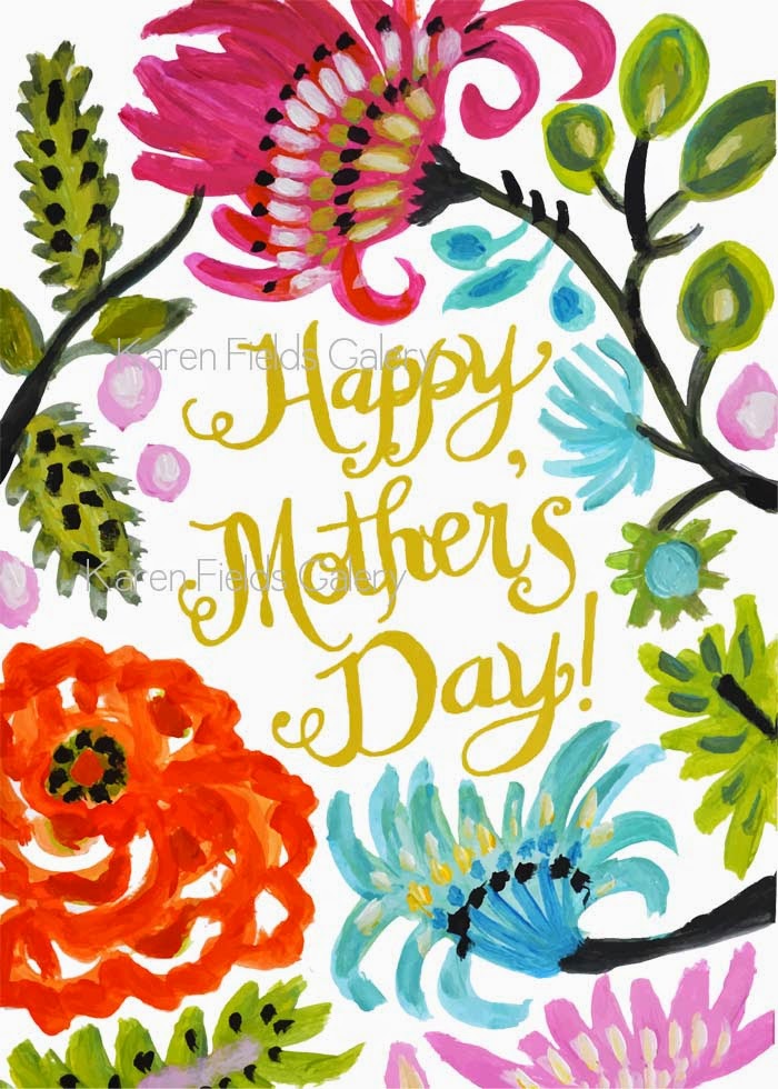 Mother S Day Card With Envelope Template Digital Mother S Day Card With Envelope Template Digital Bohemian Flowers Hand Lettering