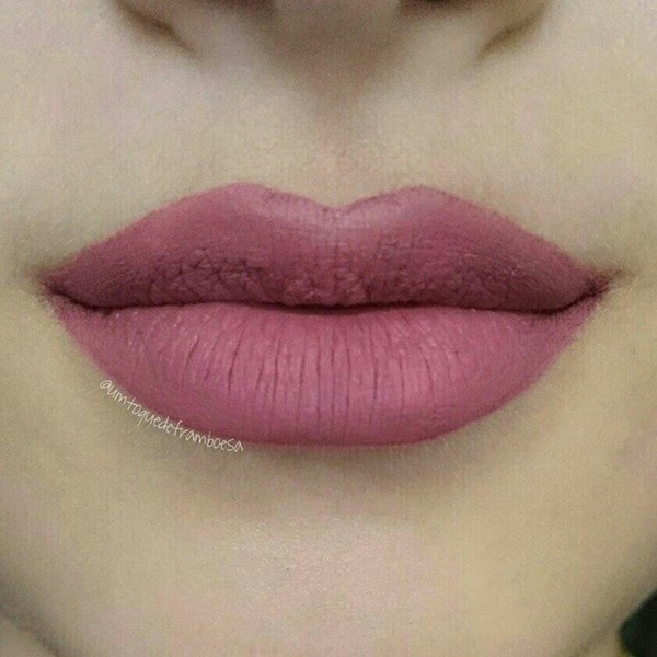 batom marsala Resenha e swatches do batom líquido matte Ricosti cor Charme