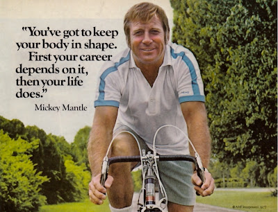 If Micky Mantle rode a bike…