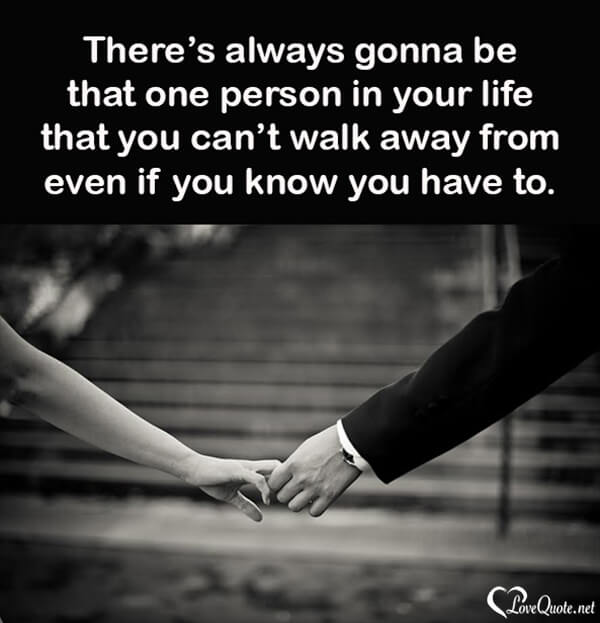 Walk away quote