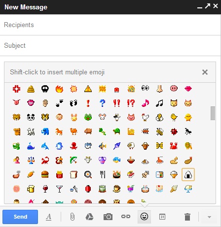 Google Adds More Than 1,000 Emoticons in Gmail