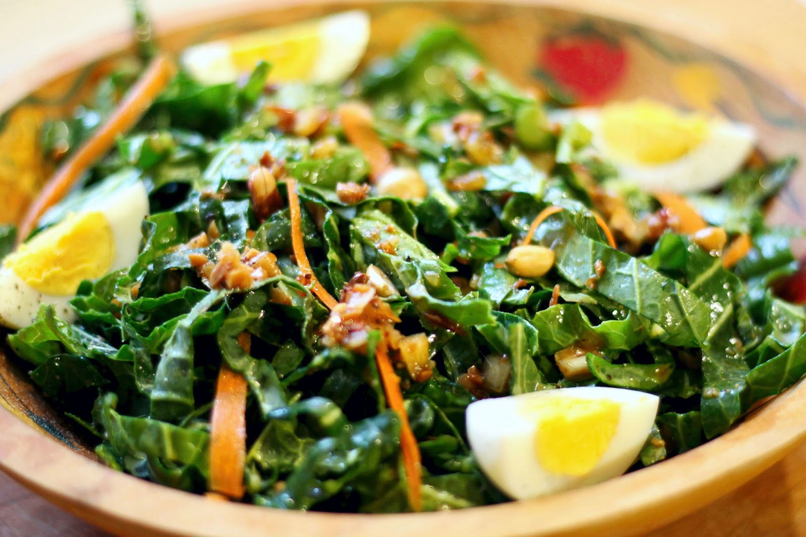 Cooking With Mary and Friends Bradford Collard Salad w/ Peanut Vinaigrette