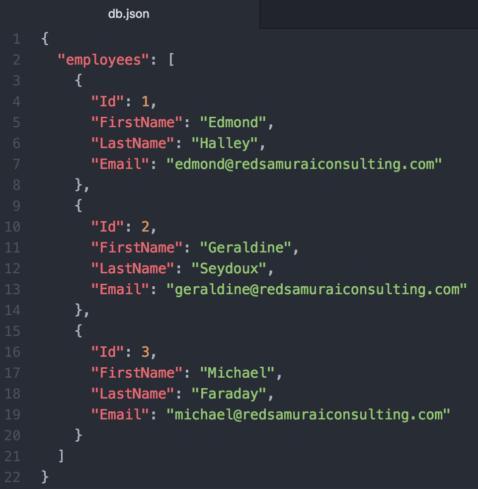 Andrej Baranovskij Blog: Oracle JET Simple Table with Fake JSON Server