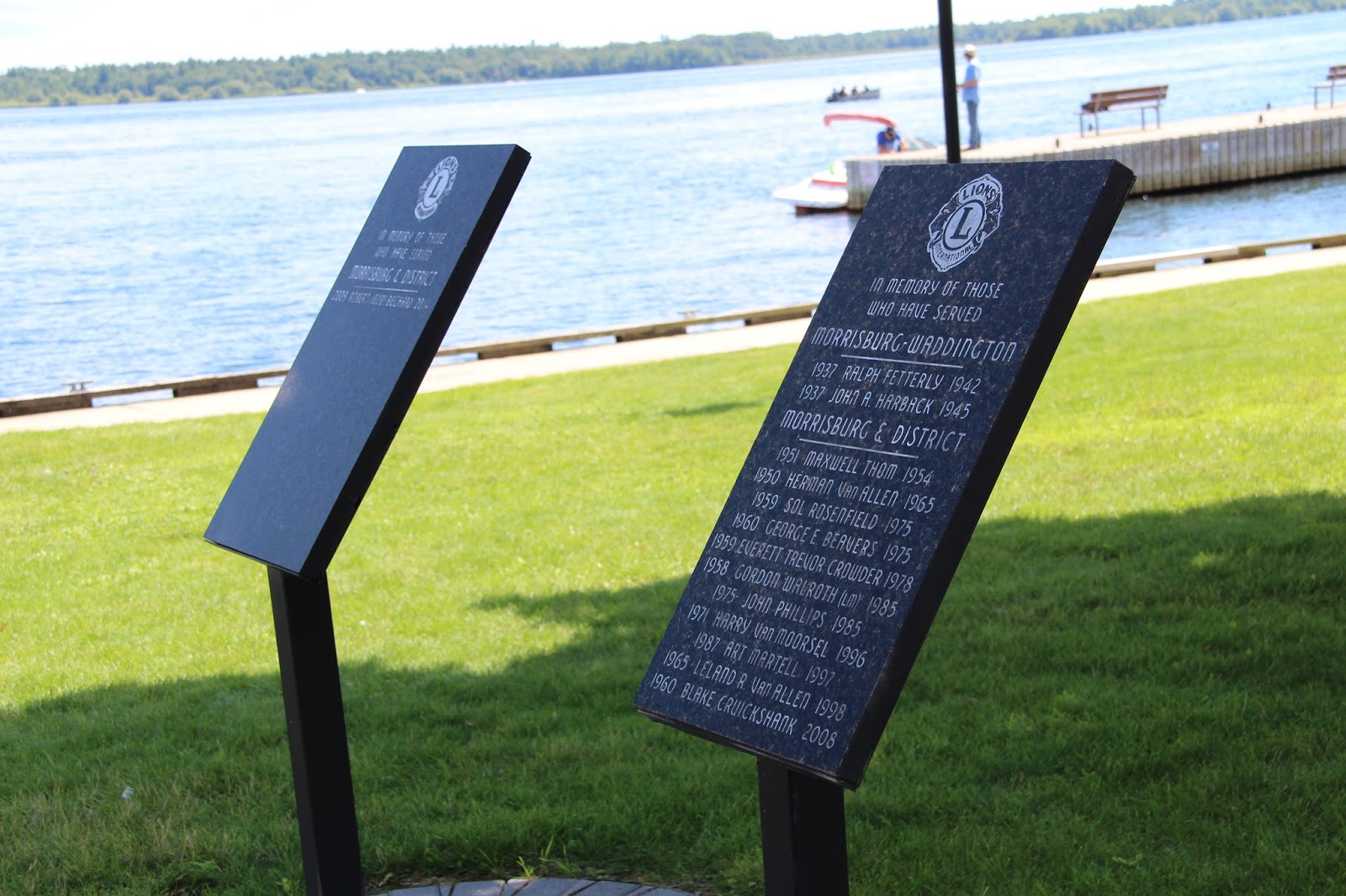 Memorials in Ottawa Lions Club Memorial Plaques, Morrisburg