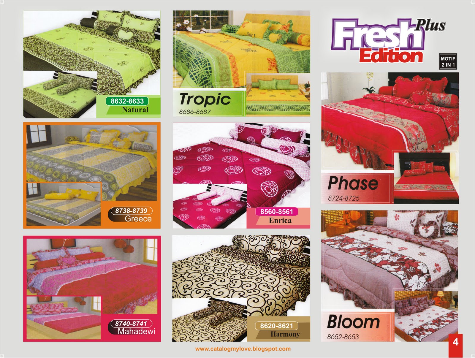 Digital Catalog Bed Sheet & Bed Cover MY LOVE My love fresh Plus