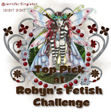Proud top 3 at Robyn's Fetish Challenge Blog