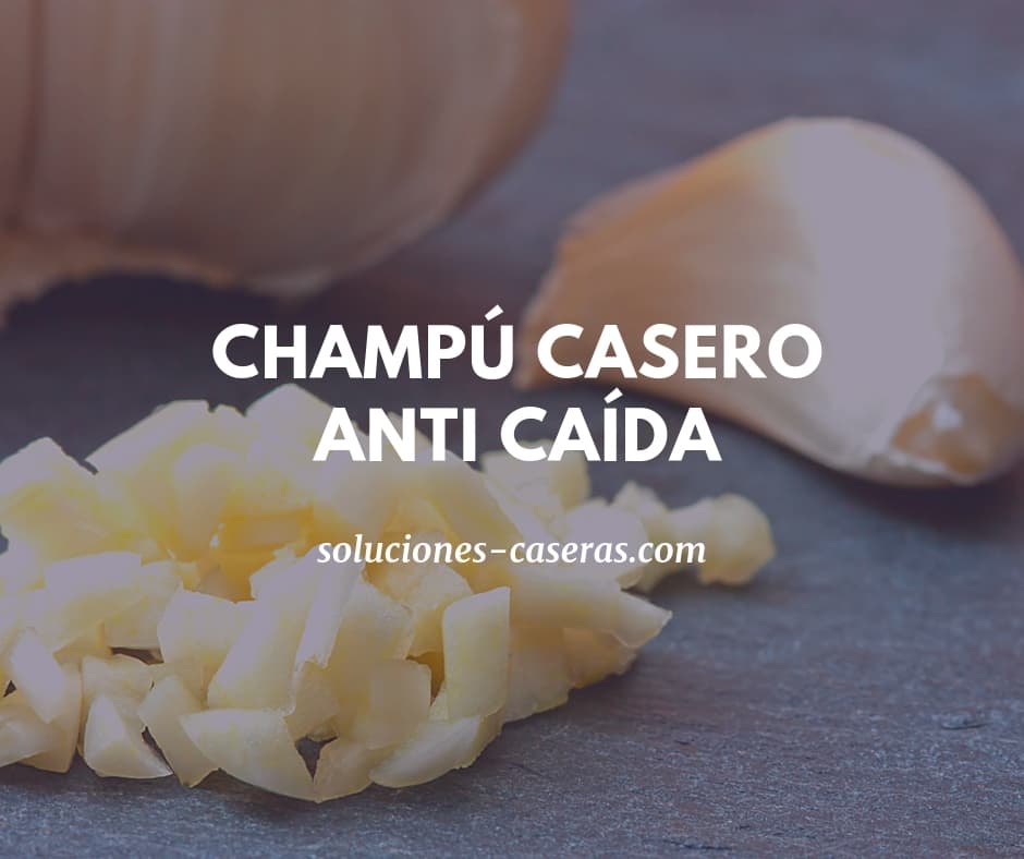 Champú casero con ajo para detener la caída del cabello