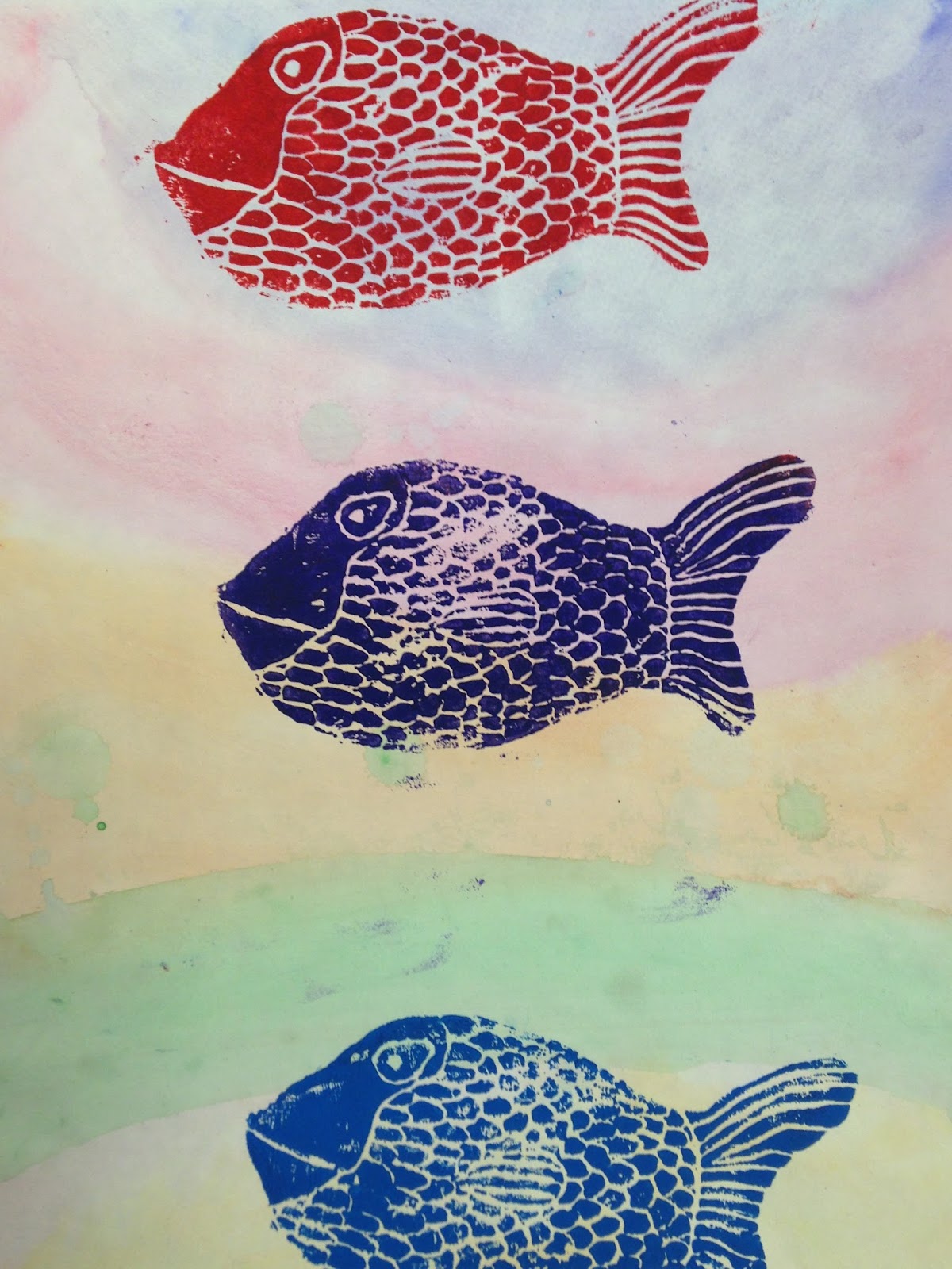 Art Room Blog 3rd Grade Printmaking....