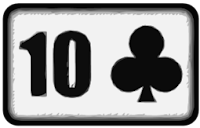 ten of clubs playing card