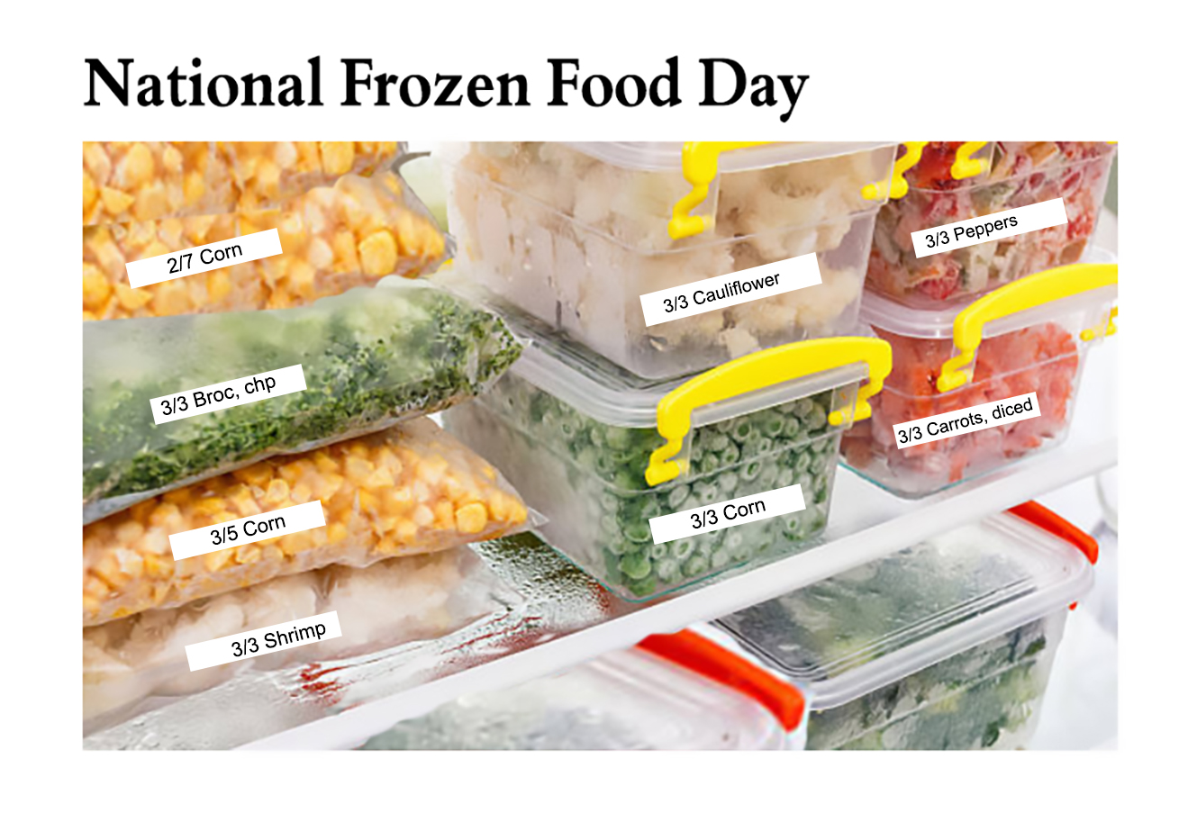Dietitians Online Blog National Frozen Food Day