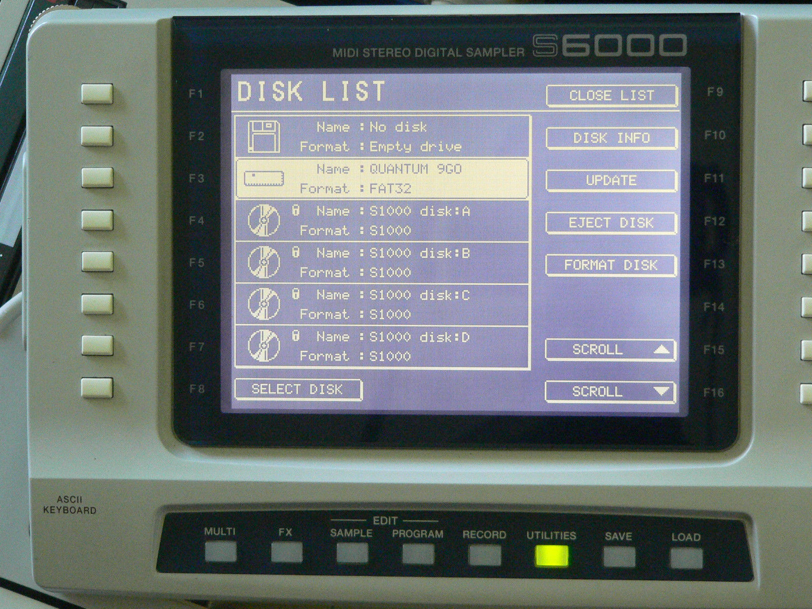 MATRIXSYNTH: Akai S6000 Professional Stereo Sampler