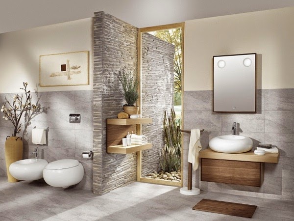 Bathroom design and decorate according to Feng Shui