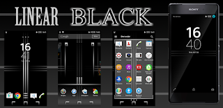 Xperia™ Linear Black Theme