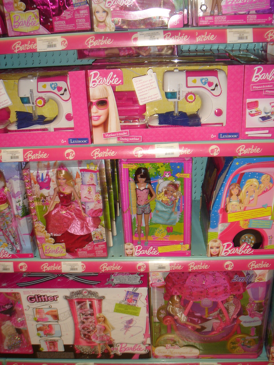 barbie chez carrefour