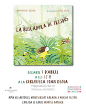 "La buscadora de tresors". Amb de les autores, Montserrat Balada i Núria Feijoo