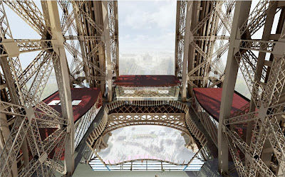 La Tour Eiffel: du verre et plus de "vert" La Tour Eiffel: rénovation de son premier étage