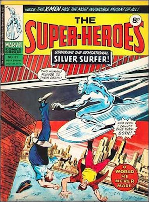 Marvel UK, The Super-Heroes #21, the Silver Surfer