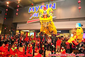 Chinese New Year Carnival @ Mydin Mall USJ, Chinese New Year Carnival, Mydin Mall, USJ, YB hannah yeoh, lou sang, acrobatic lion dance