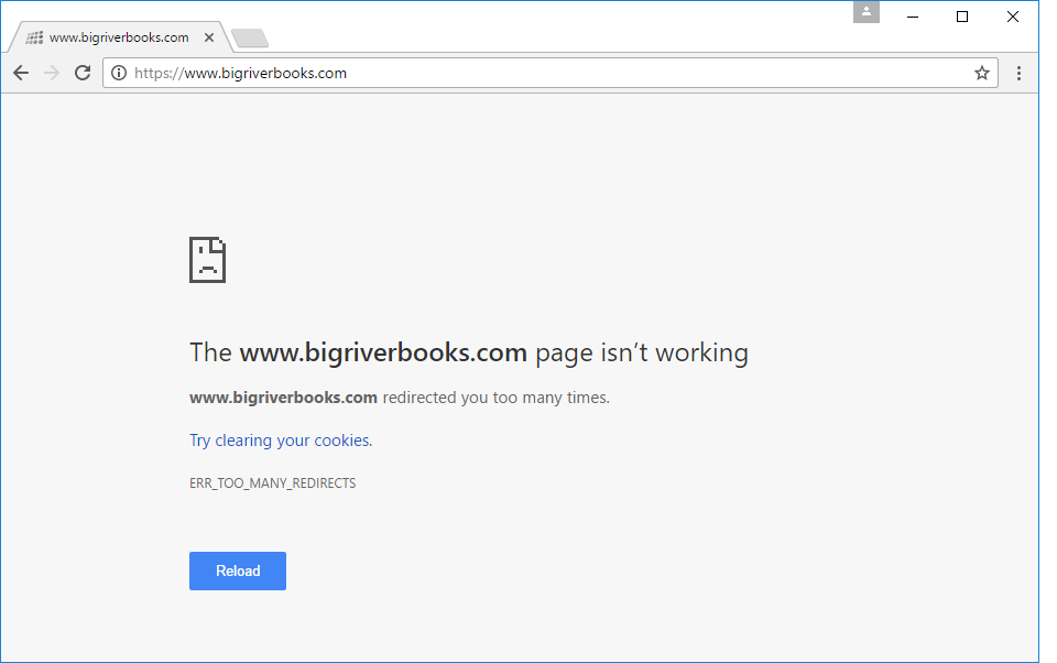 Too Many Redirects Too Many Redirects