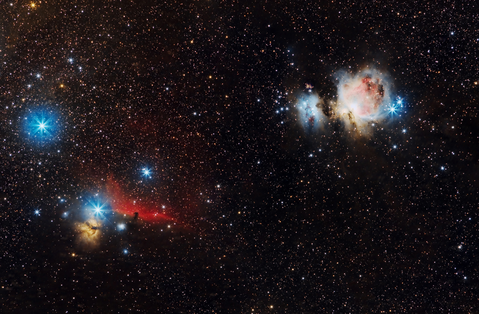 IC 434 - Messier 42- NGC 1977