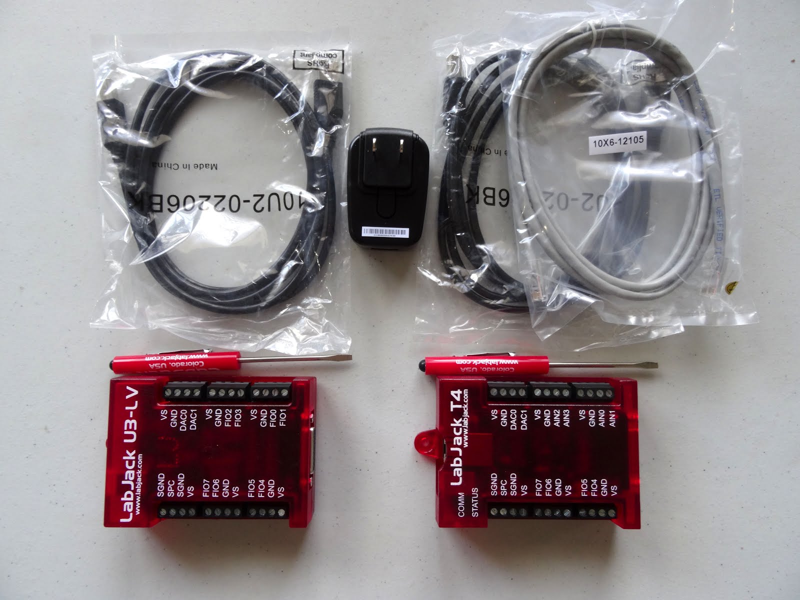 Mitov Software Just received LabJack U3LV and T4 donated for the