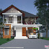 1634 sq-ft 3 bedroom attached sloping roof house