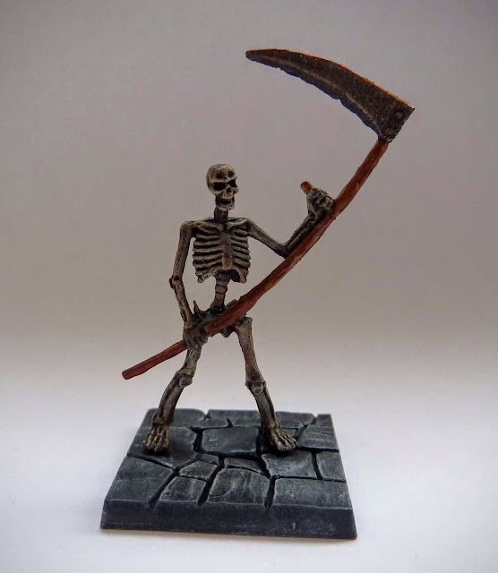 Dungeon Saga: Dwarf King's Quest painted evil dead: skeleton warrior.