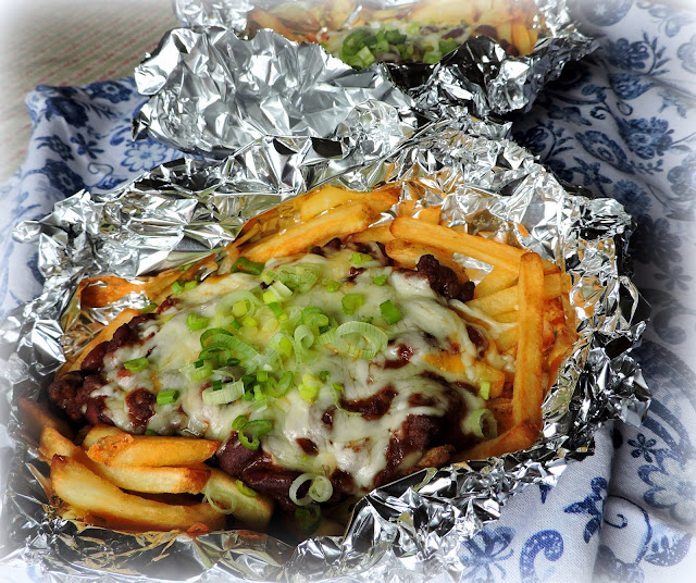 Foil Packet Chili Cheese Fries