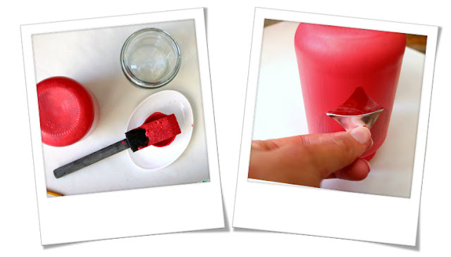 How to Make Painted Heart Valentine's Day Treat Jars - DIY Valentines Candy Jars 
