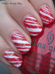 cane candy nails nail december christmas glitter notd cutepolish 15th canes designs polish toe easy cooler rules finish makes had