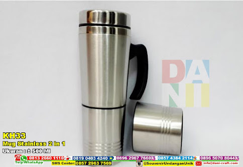 Mug Stainless 2 In 1