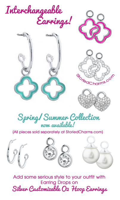 Origami Owl Interchangeable Earrings and Earring Drops | Shop StoriedCharms.com