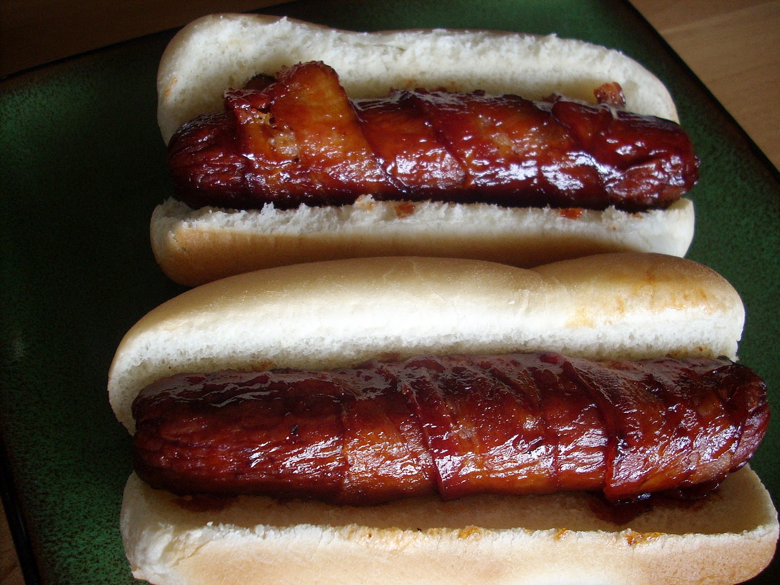 The Fully Fed Recipes Bacon Wrapped Jumbo Dogs w/ Barbacue Sauce