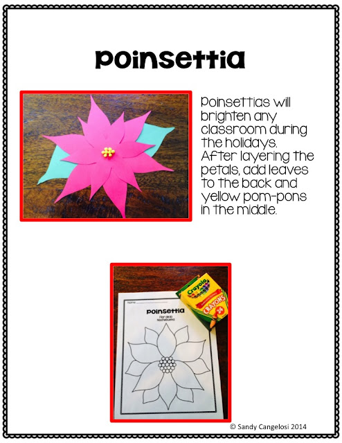 Poinsettia craft for Christmas in Mexico