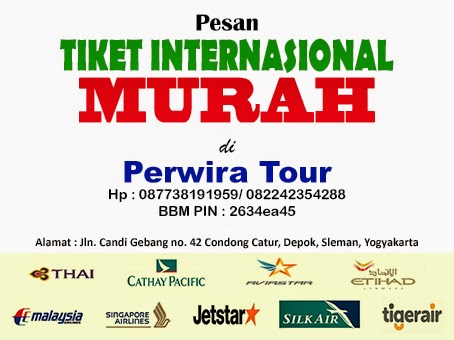 Perwira Tour menjual tiket Domestik Indonesia dan Internasional