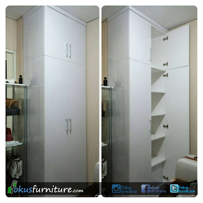 Lemari Minimalis apartemen niffaro Lemari Minimalis apartemen niffaro