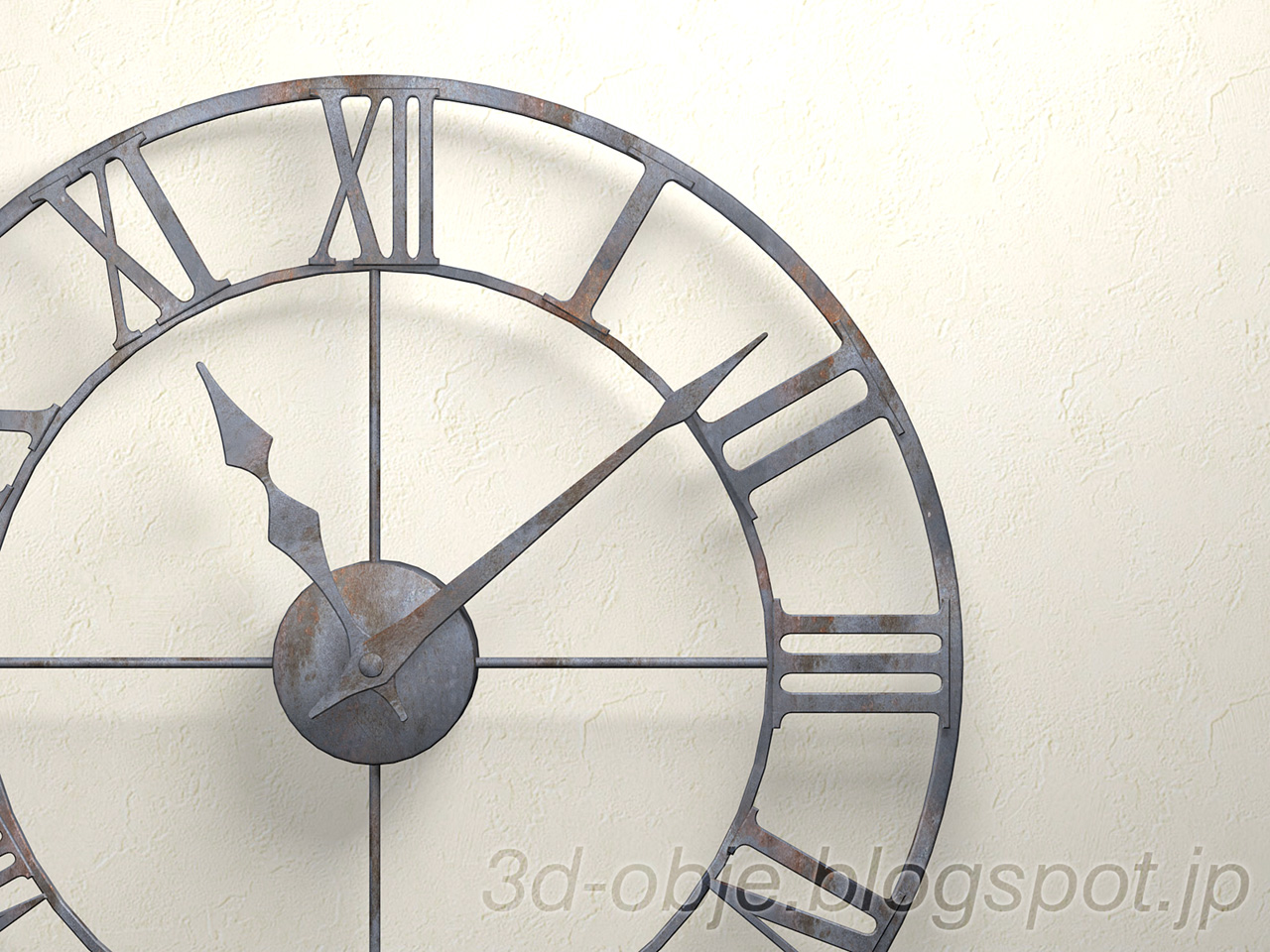 アイアンウォールクロック （時計） - Wall Clock