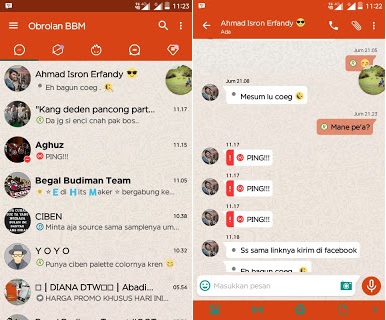 BBM Mod Tema Whatsapp v3.0.1.25 Apk iMessenger